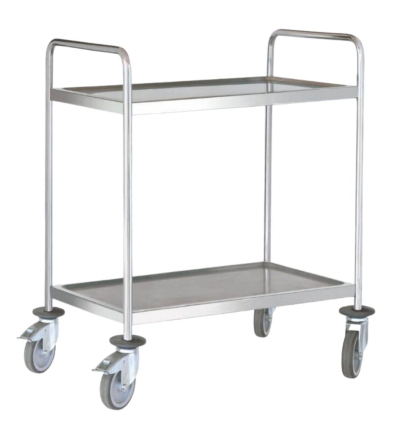 Carro Servicio | 2 Estantes | Acero Inox |80x50 cm