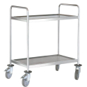 Carro Servicio | 2 Estantes | Acero Inox |80x50 cm