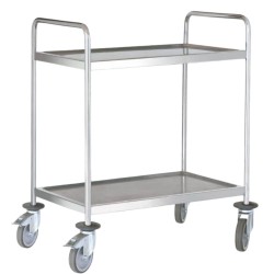 Carro Servicio | 2 Estantes | Acero Inox | 100x60 cm | Pujadas P80260