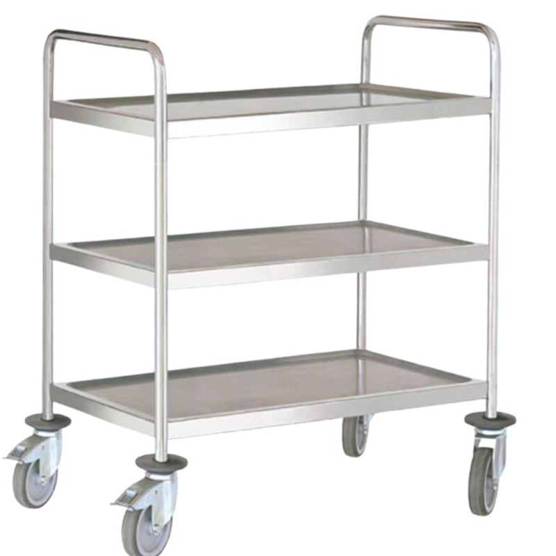 Carro Servicio | 3 Estantes | Acero Inox | 90x50 cm | Pujadas P80280