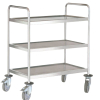 Carro Servicio | 3 Estantes | Acero Inox | 100x60 cm | Pujadas P80290