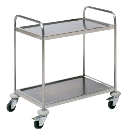 Carro Servicio Desmontable | 2 Estantes | Acero Inox | 83x51 cm | Pujadas P80960