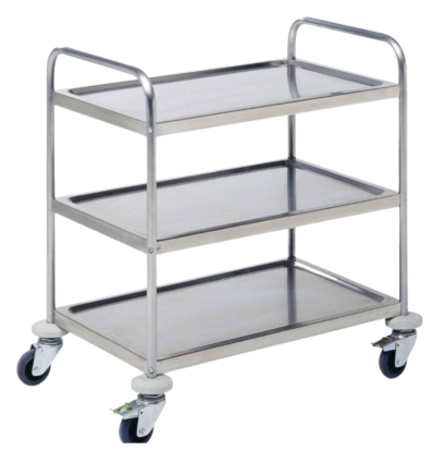 Carro Servicio Desmontable | 3 Estantes | Acero Inox | 83x51 cm | Pujadas P80961