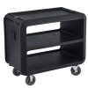 Carro Servicio Pro | 3 Estantes | Negro | Hostelería | Cambro SC337-110