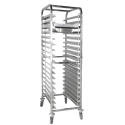 Carro bandejero acero inox 18 alturas 47 x6 2x h173,5 cm