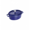 LOS GEMELOS STAUB 40510-288-0 Cocotte STAUB oval azul oscuro de hierro colado . Diametro: 29cm