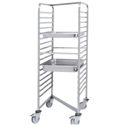 Carro Gastronorm 2/1 | 17 Baldas | Acero Inoxidable | PUJADAS P80510