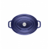 LOS GEMELOS STAUB 40510-288-0 Cocotte STAUB oval azul oscuro de hierro colado . Diametro: 29cm