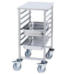 Carro Bajo 7 Guías GN 1/1 | Acero Inoxidable | PUJADAS P80540