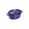 LOS GEMELOS STAUB 40510-289-0 Cocotte STAUB oval azul oscuro de hierro colado . Diametro: 31cm