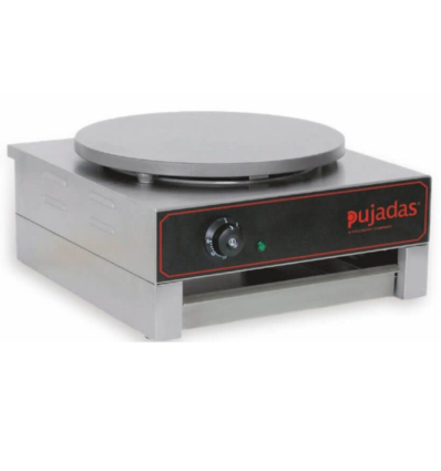 Crepera Profesional Eléctrica| 3000 W | Acero Inoxidable | Pujadas P15075