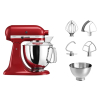 KITCHDEN AID RIVER 5KSM125EOB ROBOT DE COCINA ARTISAN NEGRO 4,8 L. 275 W. 4 ACCE