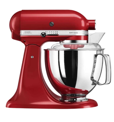 KITCHDEN AID RIVER 5KSM125EOB ROBOT DE COCINA ARTISAN NEGRO 4,8 L. 275 W. 4 ACCE