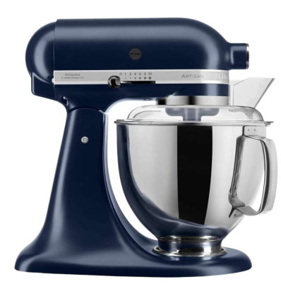 KITCHDEN AID RIVER 5KSM125EOB ROBOT DE COCINA ARTISAN NEGRO 4,8 L. 275 W. 4 ACCE