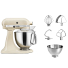 KITCHDEN AID RIVER 5KSM125EOB ROBOT DE COCINA ARTISAN NEGRO 4,8 L. 275 W. 4 ACCE