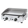 Plancha de Gas | Cromo Duro | 560x400 mm | 5800 W | 2 Quemadores | SPC-601