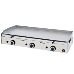 Plancha de Gas | 983x395 mm | 9300 W | 3 Quemadores | SPG-1001