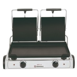 Plancha Snack Eléctrica | Lisa Doble | 550x245 mm | 3600 W | GLL-10/2