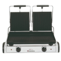 Plancha Snack Eléctrica | Doble Acanalada | 550x245 mm | 3600 W | GRD-10