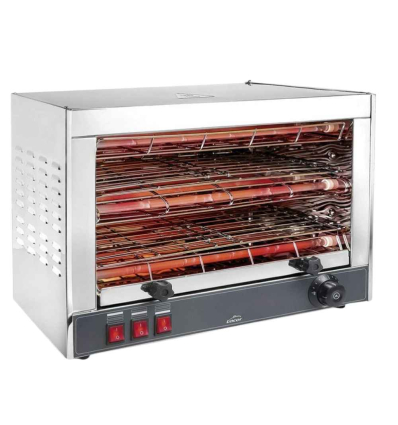 Tostador Horizontal Profesional | Parrilla Doble | 3600 W | Lacor 69173