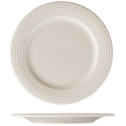 Porcelain dessert white forum 19 cm. ROSENHAUS 01010049 (6 units)