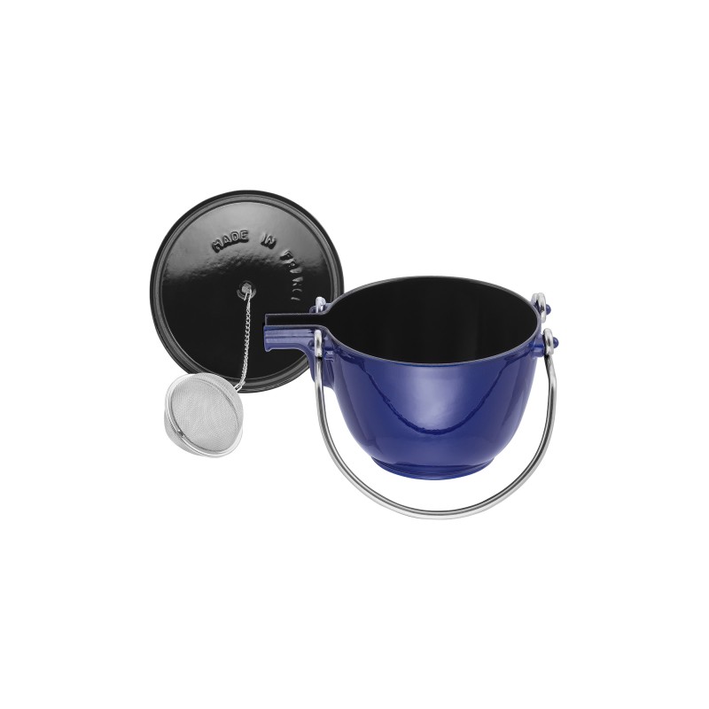 LOS GEMELOS STAUB 40510-618-0 Tetera de hierro colado STAUB. Diametro: 21cm