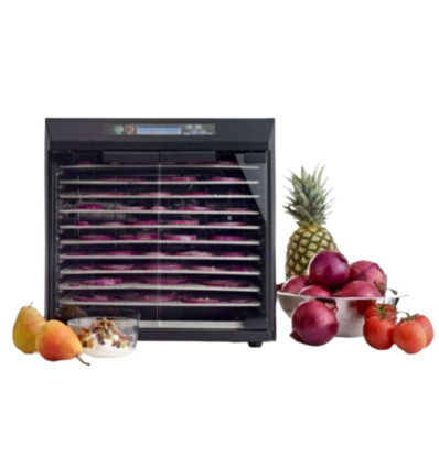 Deshidratador de Alimentos Excalibur PRO 10 Bandejas Acero Inox 600W | 100% Chef 70/0001