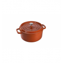 LOS GEMELOS STAUB 40511-296-0 Cocotte STAUB redonda canela de hierro Colado . Diametro: 24cm