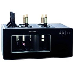 Enfriador de barra Cavanova OW006CD | 6 botellas | Doble temperatura 