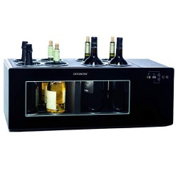 Enfriador de barra Cavanova OW008CD | 8 botellas | Doble temperatura