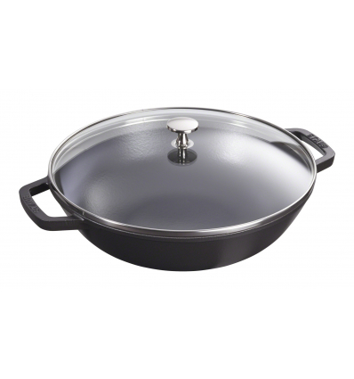 LOS GEMELOS STAUB 40511-344-0 Wok de hierro colado STAUB. Diametro: 30cm