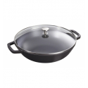 LOS GEMELOS STAUB 40511-344-0 Wok de hierro colado STAUB. Diametro: 30cm