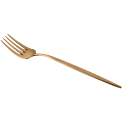Tenedor de Mesa Emma Cobre Mate 20.8 cm | Diseño Elegante y Duradero