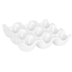 Bandeja Huevera Porcelana Ming | 9 Compartimentos | Naria B4313