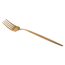 Tenedor de Postre Emma Cobre Mate 18.1 cm | Elegancia y Calidad