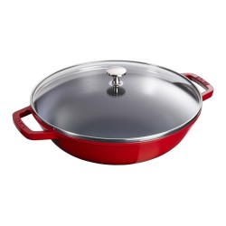 LOS GEMELOS STAUB 40511-345-0 Wok de hierro colado STAUB. Diametro: 30cm