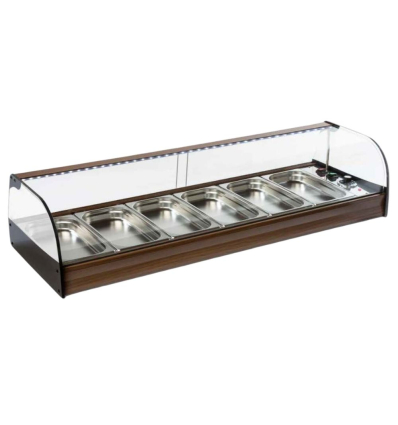 Vitrina Caliente SC-6 | 116 x 41 x 25 cm | Calor Seco y LED