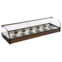 Vitrina Caliente SC-6 | 116 x 41 x 25 cm | Calor Seco y LED