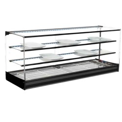 Vitrina Caliente SC-2ER120 | 121 x 41 x 50 cm | Calor Seco | 3 Alturas