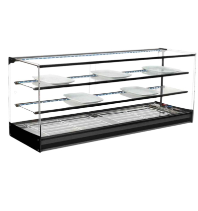 Vitrina Caliente SC-2ER120 | 121 x 41 x 50 cm | Calor Seco y Tres Alturas