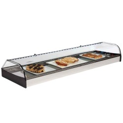 Vitrina Caliente CA-150 | 150 x 18 x 38 cm | Calor Seco | LED