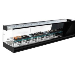 Vitrina Refrigerada SHS-150iE | 156 x 41 x 36 cm | Cristal Recto | LED