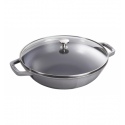 LOS GEMELOS STAUB 40511-462-0 Wok de hierro colado STAUB. Diametro: 30cm