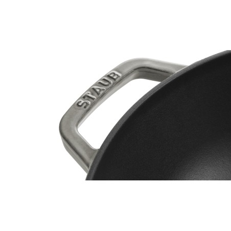 LOS GEMELOS STAUB 40511-462-0 Wok de hierro colado STAUB. Diametro: 30cm