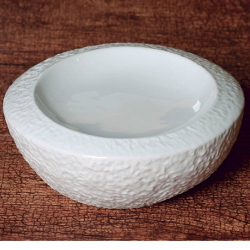 Plato hondo-bol porcelana irregular grueso Moma Ø20x8 cm. ROSENHAUS 1010478 (6 unidades)