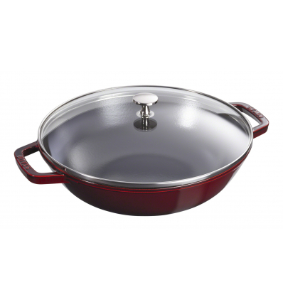 LOS GEMELOS STAUB 40511-466-0 Wok de hierro colado STAUB. Diametro: 30cm