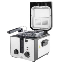 Freidora Eléctrica Vue | Lacor 69448 | Acero Inoxidable | Alium Pro