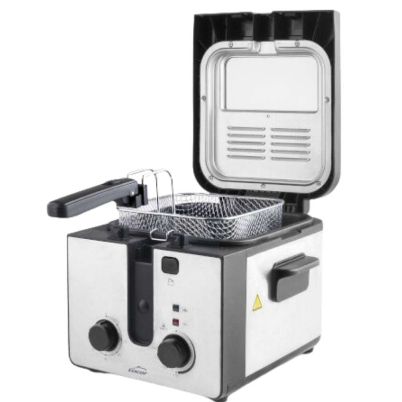 Freidora Eléctrica Vue | Lacor 69448 | Acero Inoxidable | Alium Pro