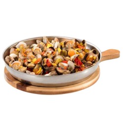 Llauna Redonda 26 cm con Base de Madera | Pujadas P29630