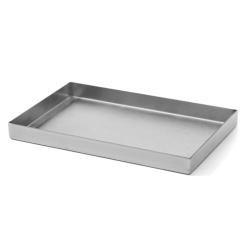 Llauna Cuadrada Inox sin Asas 29,5x19,5x1,95 cm | Pujadas P2960001